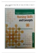 TEST BANK FOR Timby's Fundamental Nursing Skills and Concepts by Loretta Donnelly-Moreno ISBN&colon; 978-1975161262 ALL CHAPTERS COVERED YOUR ULTIMATE GUIDE 100&percnt; VERIFIED A&plus; GRADE ASSURED&excl;&excl;&excl;&excl;&excl; NEW LATEST UPDATE&excl;&excl;&excl;&excl;&excl;&excl;