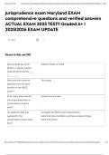 jurisprudence exam Maryland EXAM comprehensive questions and verified answers ACTUAL EXAM 2025 TEST&excl;&excl; Graded A&plus; &vert; 2025&vert;2026 EXAM UPDATE