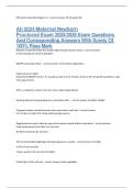 Ati 2024 Maternal Newborn Proctored Exam 2025&sol;2026 Exam Questions And Corresponding Answers With Surety Of 100&percnt; Pass Mark