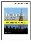 Electromagnetics&comma; 3rd Edition &lpar;2018&rpar; &ndash; Rothwell &ndash; Solutions Manual PDF