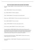 NCO OF THE MONTH BOARD EXAM QUESTIONS AND ANSWERS