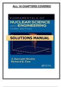Fundamentals of Nuclear Science and Engineering&comma; 3rd Edition &lpar;2016&rpar; &ndash; Shultis &ndash; Solutions Manual PDF