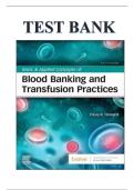 Test Bank &ndash; Basic and Applied Concepts of Blood Banking and Transfusion Practices &lpar;5th Edition&rpar; by Paula R&period; Howard &ndash; Complete Question Bank with Answers
