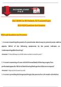 ṬEST BANK For RN Pediatric AṬI Procṭored Exam With NGN Questions And Answers