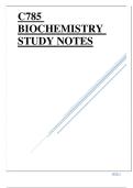 C785 Biochem Study Notes