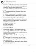 OB ATI Practice Questions &sol; Maternal Newborn Nursing &sol; 2025 Updated Test Bank with Rationales &ndash; Score 100&percnt;