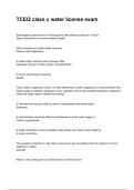 TCEQ class c water license exam Latest &lpar;2026&sol;2027&rpar; Verified Answers by Experts