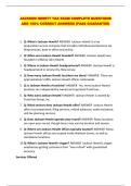 JACKSON HEWITT TAX EXAM COMPLETE QUESTIONS AND 100&percnt; CORRECT ANSWERS &lpar;PASS GUARANTEE&rpar;
