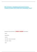 BIO 310 Exam 1 Questions and Correct Answers  Graded A&plus;&vert;Latest 2025-2026&vert;100&percnt; Guaranteed Pass&excl;&excl;&excl;