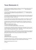 Texas Wastewater A NEWEST 2025&sol;2026 ACTUAL EXAM COMPLETE QUESTIONS AND CORRECT DETAILED ANSWERS &lpar;VERIFIED ANSWERS&rpar; &vert;ALREADY GRADED A&plus;&vert;&vert;BRAND NEW&excl;&excl;