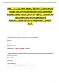 WGU D337 OA Final Exam &ndash; Internet of Things & Infrastructure Objective Assessment Prep