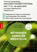 Samenvatting Methodisch handelen inzichtelijk HST 1 &trade; 10 - 4e editie 2024 Jos Kuiper &sol; 9789024457472 &sol; &plus; oefentoets &plus; leerdoelen &plus; unieke visuals voor al je projecten - Nieuw 2025