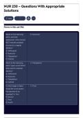 PACKAGE&colon;&colon;- NUR 230 EXAMS 