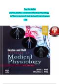Guyton and Hall Textbook of Medical Physiology 14th Edition Test Bank by John E&period; Hall&comma; Michael E&period; Hall