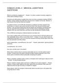 COMLEX LEVEL 2 - MEDICAL LAW ETHICS QUESTIONS