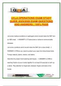 UCLA Operations Exam Study Guide &ndash; 100&plus; Q&A Answer Key &vert; EMT Protocols&comma; Trauma&comma; Consent&comma; PPE&comma; Transport & Documentation &vert; Emergency Medicine & Prehospital Care