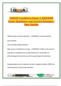 USAHS   EXAM COMPLETE PACKAGE DEAL