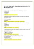 ATI MED SURG PROCTORED EXAMS LATEST UPDATE  BRAND NEW2025