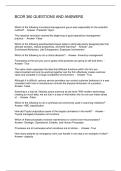 BCOR 360 EXAM 2 QUESTIONS AND ANSWERS