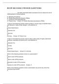 BCOR 360 EXAM 2 REVIEW QUESTIONS
