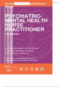 Psychiatric-mental health nurse practitioner 4th edition Questions and Answers with Rationales