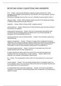 BCOR 360 EXAM 3 QUESTONS AND ANSWERS