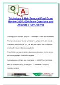 Trichology & Hair Removal Final Exam &lpar;100&plus; Questions&rpar; &ndash; Waxing&comma; Electrolysis&comma; Skin Safety&comma; Laser&sol;IPL &vert; 2025&sol;2026