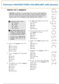 Peterson&rsquo;s MASTER TOEFL VOCABULARY with Answers