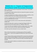 PADO Ch&period; 1 - Types of Apparatus Questions with Accurate Answers