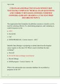 CTR EXAM AND PRACTICE EXAM NEWEST 2025  TEST BANK&vert; COMPLETE 700 REAL EXAM QUESTIONS  AND CORRECT DETAILED ANSWERS &lpar;VERIFIED  ANSWERS&rpar; ALREADY GRADED A&plus;&vert; CTR TEST PREP  2025 &lpar;BRAND NEW&excl;&excl;&rpar; 