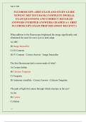 FLUOROSCOPY ARRT EXAM AND STUDY GUIDE  NEWEST 2025 TEST BANK&vert; COMPLETE 550 REAL  EXAM QUESTIONS AND CORRECT DETAILED  ANSWERS &lpar;VERIFIED ANSWERS&rpar; GRADED A&plus;&vert; ARRT  FLUOROSCOPY EXAM PREP 2025 &lpar;MOST RECENT&excl;&excl;&rpar; 