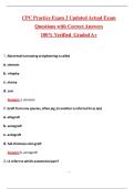 CPC Practice Exam 3 &lpar;Latest 2026&sol;2027 Update&rpar; Complete Questions and Guide Answers&comma; 100&percnt; Verified Graded A&plus;