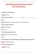 CPC Quiz -2 &lpar;Latest 2026&sol;2027 Update&rpar; Complete Questions and Guide Answers&comma; 100&percnt; Verified Graded A&plus;