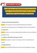  PN 2004 Health Promotion Final Exam &vert; Latest 2025 Actual Questions & Verified Answers &vert; Guaranteed 100&percnt; Pass