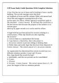 CIP Exam Study Guide Questions With Complete Solutions