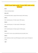 CISSP Exam Study guide 3 Latest 2025 with correct Solutions