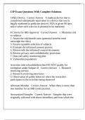 CIP Exam Questions With Complete Solutions
