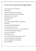 EA Part 1 Section 5-6 Questions With Complete Solutions
