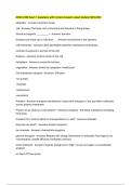 NRSG 2350 Exam 1 Questions with Correct Answers Latest Update 2025-2026