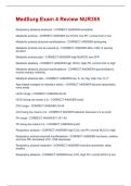MedSurg Exam 4 Review NUR355  Questions & Answers Solved 100&percnt; Correct&excl;&excl;