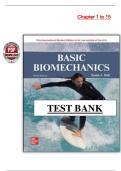 Test Bank for Basic Biomechanics &lpar;9th Edition&rpar; by Susan Hall &ndash; Chapters 1 to 15 &lpar;Complete & Verified&rpar;