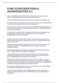 CAWC EXAM QUESTIONS & ANSWERS&lpar;RATED A&plus;&rpar;