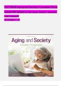 Aging and Society&colon; A Canadian Perspective &lpar;8th Edition&rpar; &ndash; Complete Test Bank with Answers &lpar;Chapters 1&ndash;20&rpar;