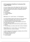 LVN Comprehensive Final Review Test Questions With Complete Solutions