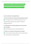 IOP1601 ASSIGNMENT 1 COMPLETE ANSWERS STUDY GUIDE 2025&sol;2026 VERIFIED SOLUTIONS AND CORRECT DETAILED ANSWERS &vert;&vert; 100&percnt; GUARANTEED PASS <LATEST VERSION>