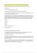 MBA 701 Exam &num;1 Questions with Correct Answers Latest Update 2025-2026