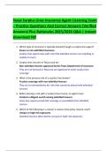 Texas Surplus Lines Insurance Agent Licensing Exam &ndash; Practice Questions And Correct Answers &lpar;Verified  Answers&rpar; Plus Rationales 2025&sol;2026 Q&A &vert; Instant  Download Pdf 