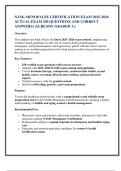 NAMs MENOPAUSE CERTIFICATION EXAM 2025-2026  ACTUAL EXAM 250 QUESTIONS AND CORRECT  ANSWERS&rpar; &vert;ALREADY GRADED A&plus;  