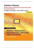 Radio Frequency Integrated Circuits and Systems &lpar;2nd Edition&comma; Hooman Darabi&rpar; &ndash; Complete Solution Manual &lpar;2025 Version&rpar;