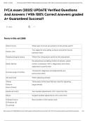 IVCA exam &lpar;2025&rpar; UPDATE Verified Questions And Answers &vert; With 100&percnt; Correct Answers graded A&plus; Guaranteed Success&excl;&excl;